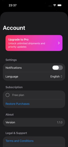 Tracksy: Package Tracker Screenshot 4 of 4