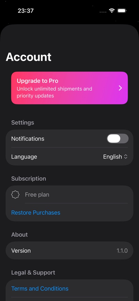 Tracksy: Package Tracker screenshot 4