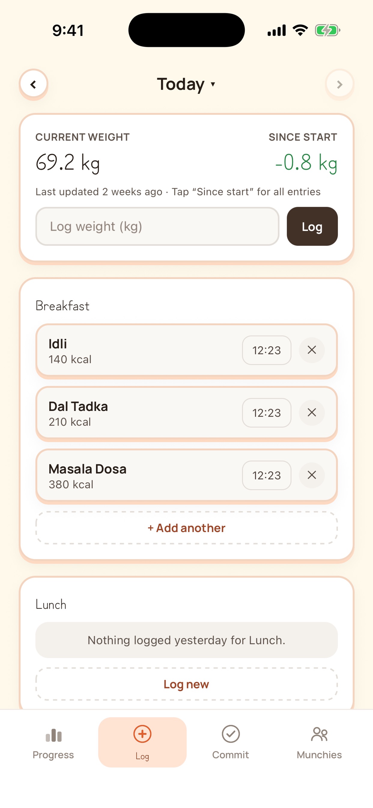 Screenshot 3 of Munch Calories Counter