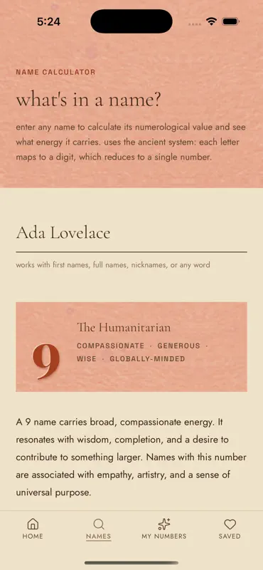 Numerology Name Finder screenshot 3 of 6
