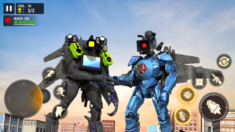 Toilet Rope Monster Game 3D