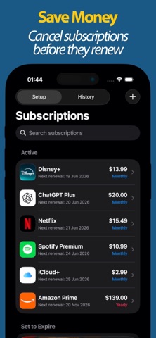 Subscription Tracker & Bills Screenshot 2 of 5