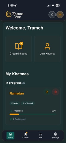Khatma App iPhone screenshot