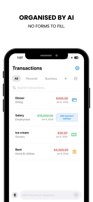 AIM AI Money Tracker screenshot 1