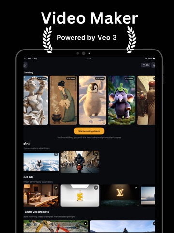 Ai Video Generator - Viveo iPad screenshot