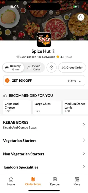 Spice Hut - Derby screenshot 2