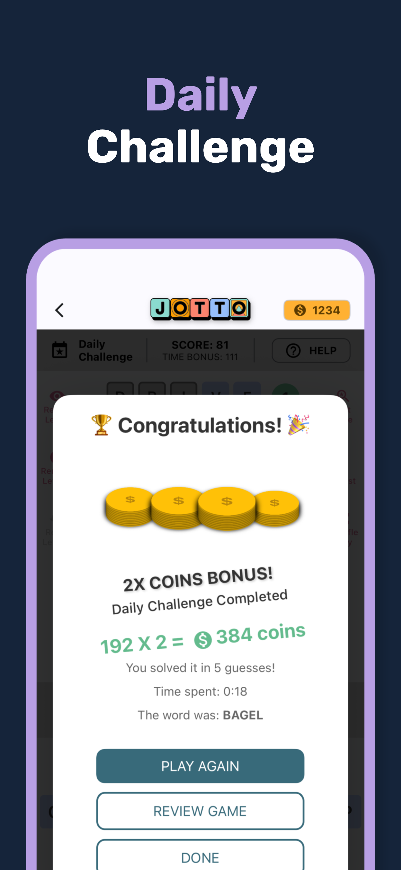 Jotto! screenshot 3