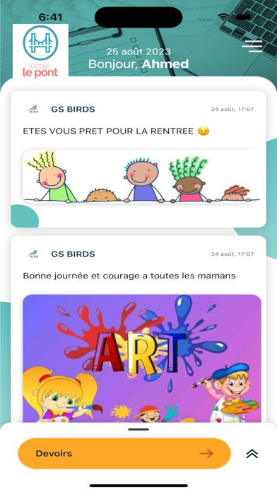 École Le pont Screenshot