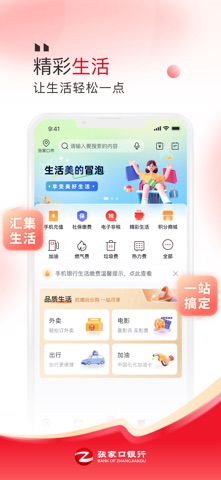 张家口银行 screenshot