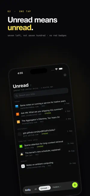 Emily: minimal bookmark saver screenshot 4