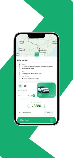 RydeX - Taxi + Carpool screenshot 2