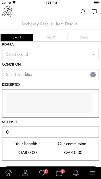 Chic & Shop Qatar Screenshot