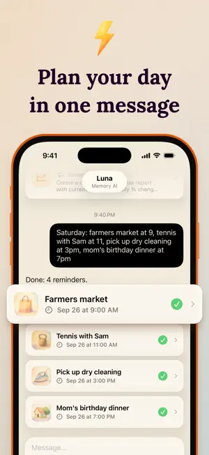 Memory AI - Reminders & Tasks screenshot 2