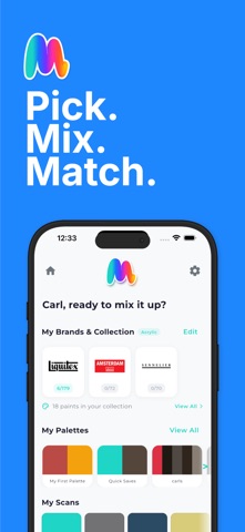 Mixura - Paint Color Matcher iPhone screenshot