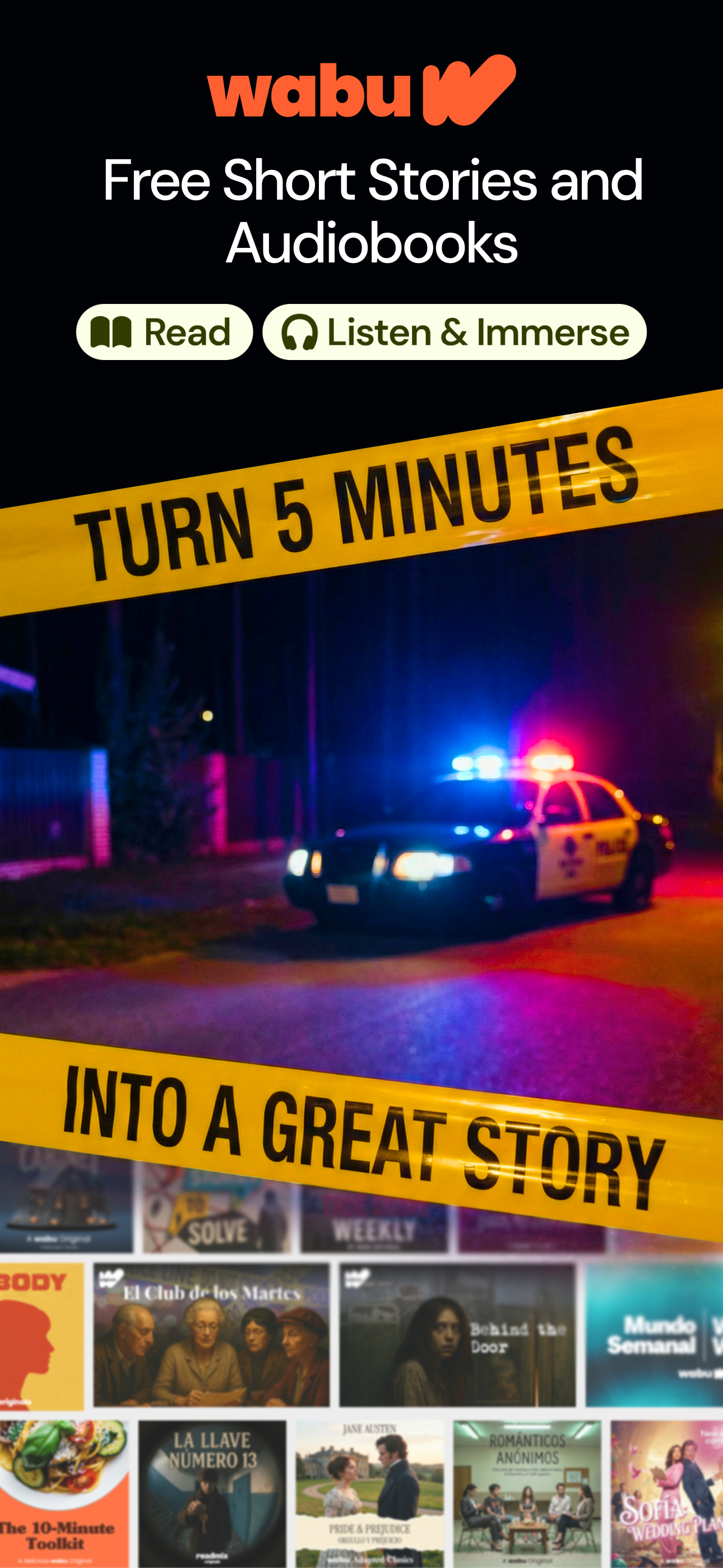 Wabu: Short Stories & Audio