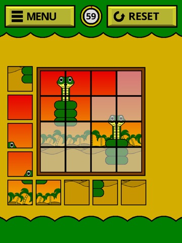 Jigsaw Puzzle - animated piece iPad screenshot