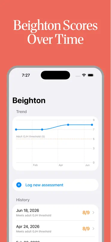 Hypermobile: EDS Joint Tracker screenshot 2 of 6