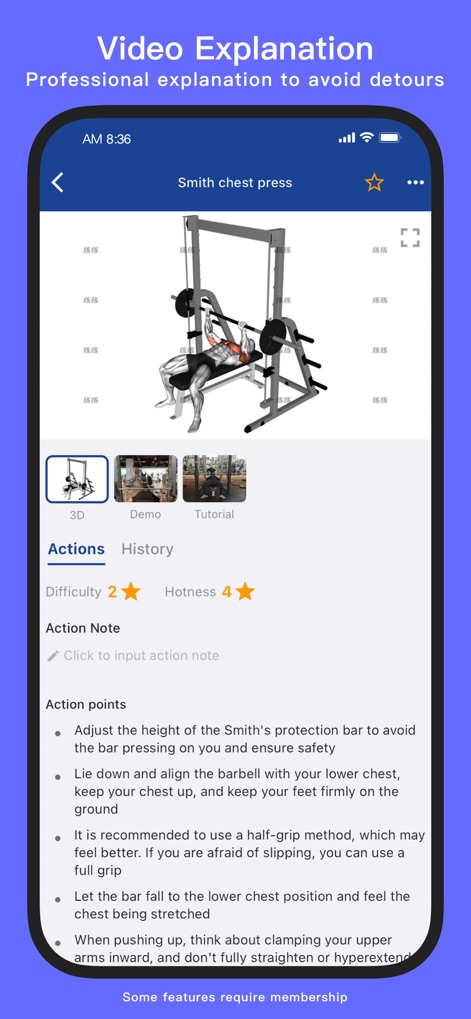 KeepStrong Gym Workout Planner - This tool provides detailed video demonstrations and step-by-step action points, ensuring proper form for every exercise.
