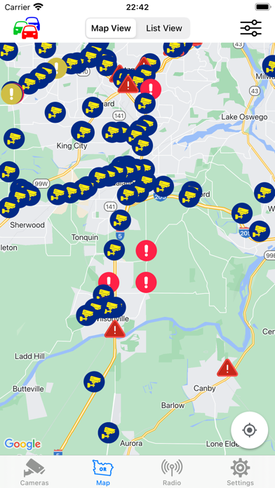 Oregon Road and Traffic Cams Screenshot