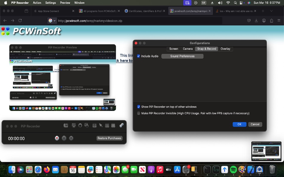 #7. Screen Recorder Pro Toolbar (macOS) 由: Alessandro Gimenes Ferri