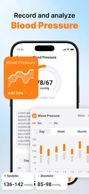 Health Tracker:Heartrate&BP screenshot 3
