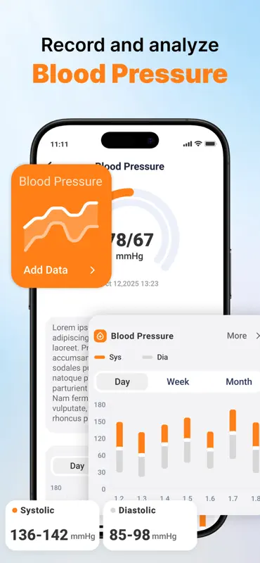 Health Tracker:Heartrate&BP screenshot 3 of 5