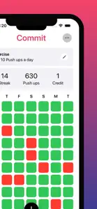 Commit - Create Great Habits screenshot #1 for iPhone