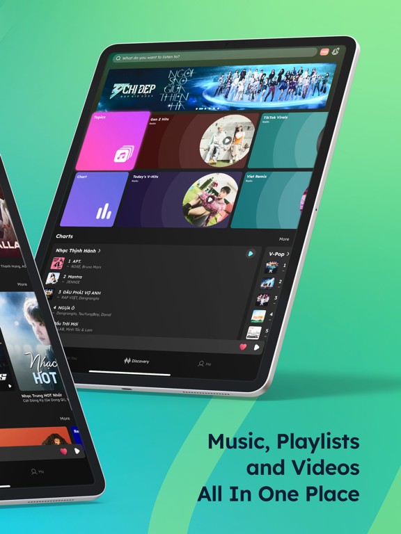NCT - NhacCuaTui Nghe MP3 iPad screenshot 2 - Music app