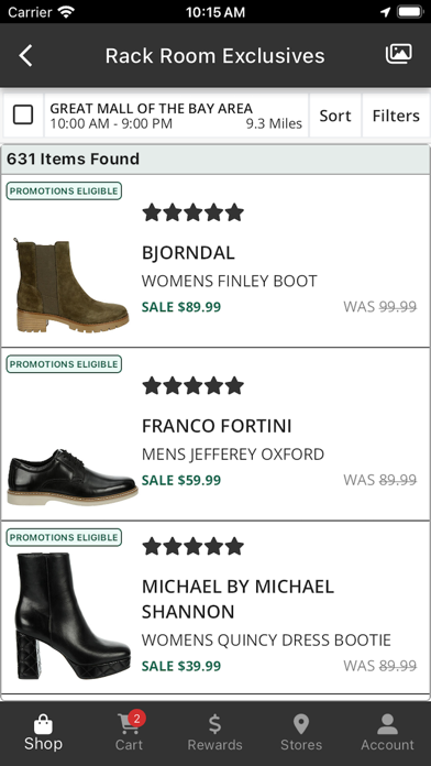 Rack Room Shoes Screenshot