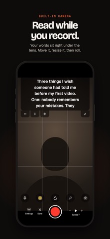 Teleprompter: Float & Record Screenshot 2 of 6