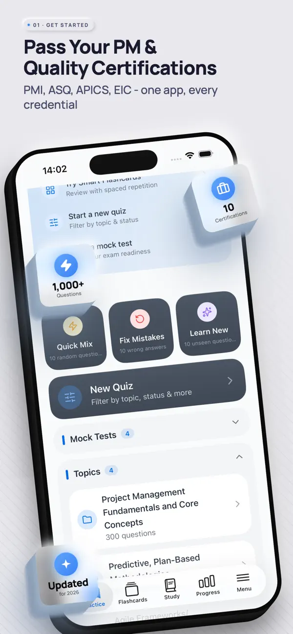 Screenshot #1 pour Project & Quality Management