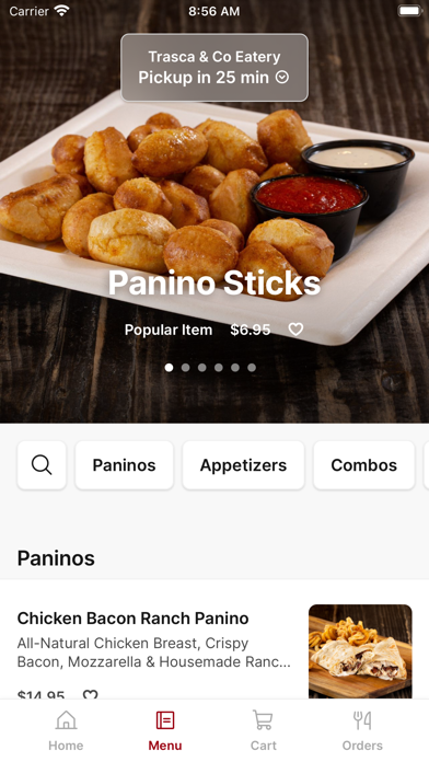 Trasca & Co. Eatery To Go iPhone screenshot 2 - Food & Drink app