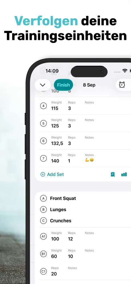 RepCount - Trainingstagebuch‑App screenshot 2