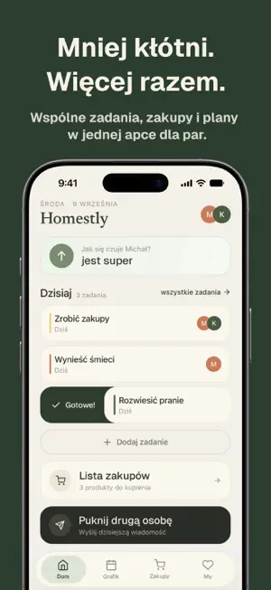 Homestly: Aplikacja dla par screenshot 1