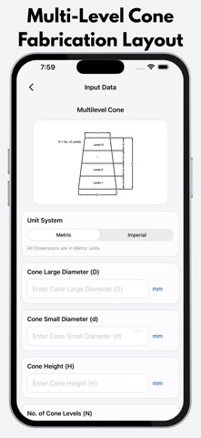 Fabrication Layout iPhone screenshot