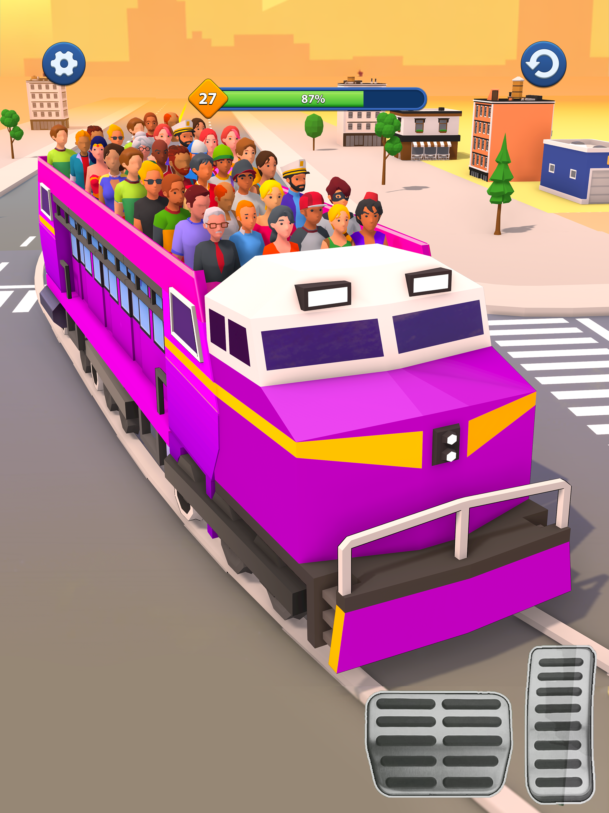 Passenger Express Train Game screenshot 11