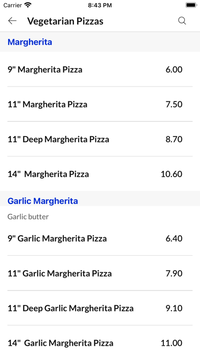 Chicago Pizza. Screenshot