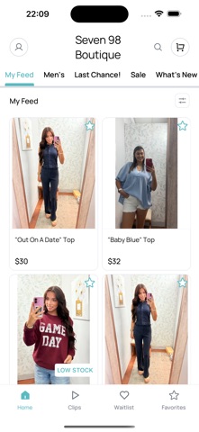 Seven 98 Boutique iPhone screenshot