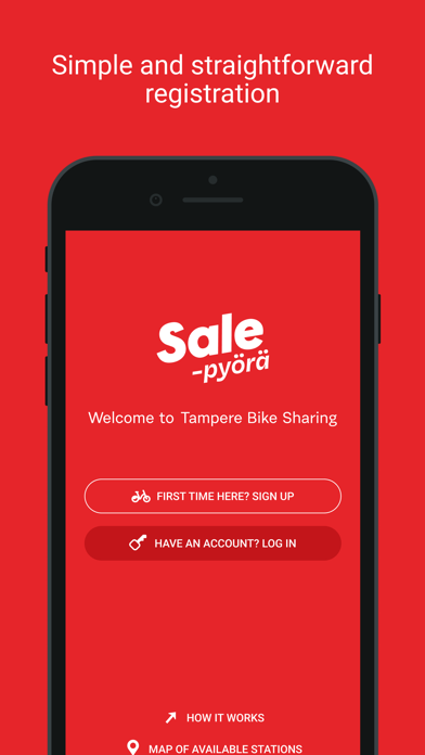 Tampere Bike Sharing Screenshot