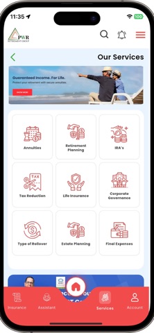 PWR Retirement Group LLC screenshot