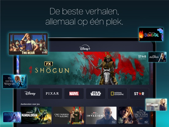 Disney+ iPad app afbeelding 1