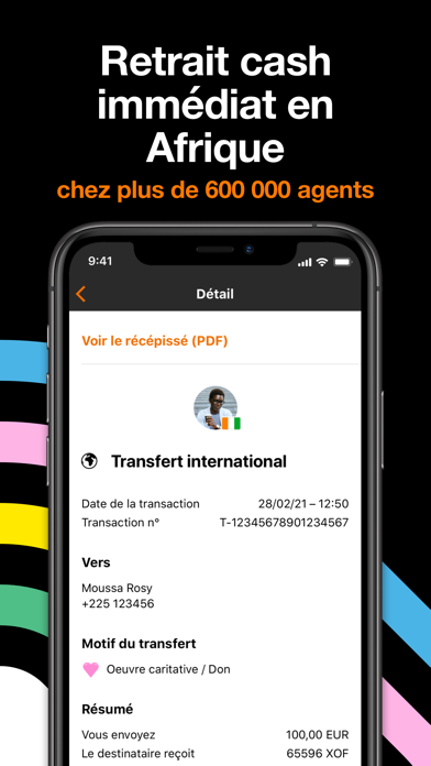 Screenshot #3 pour Orange Money Europe: Transfert