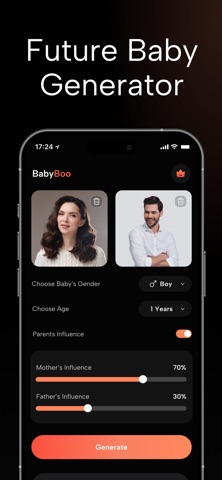 AI Baby Generator・FUTURE FACE iPhone screenshot
