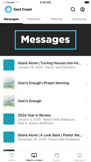 East Coast App screenshot 2