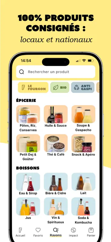 Le Fourgon, courses consignées screenshot 2 of 5