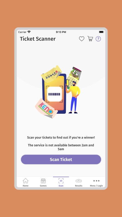 CT Lottery Screenshot