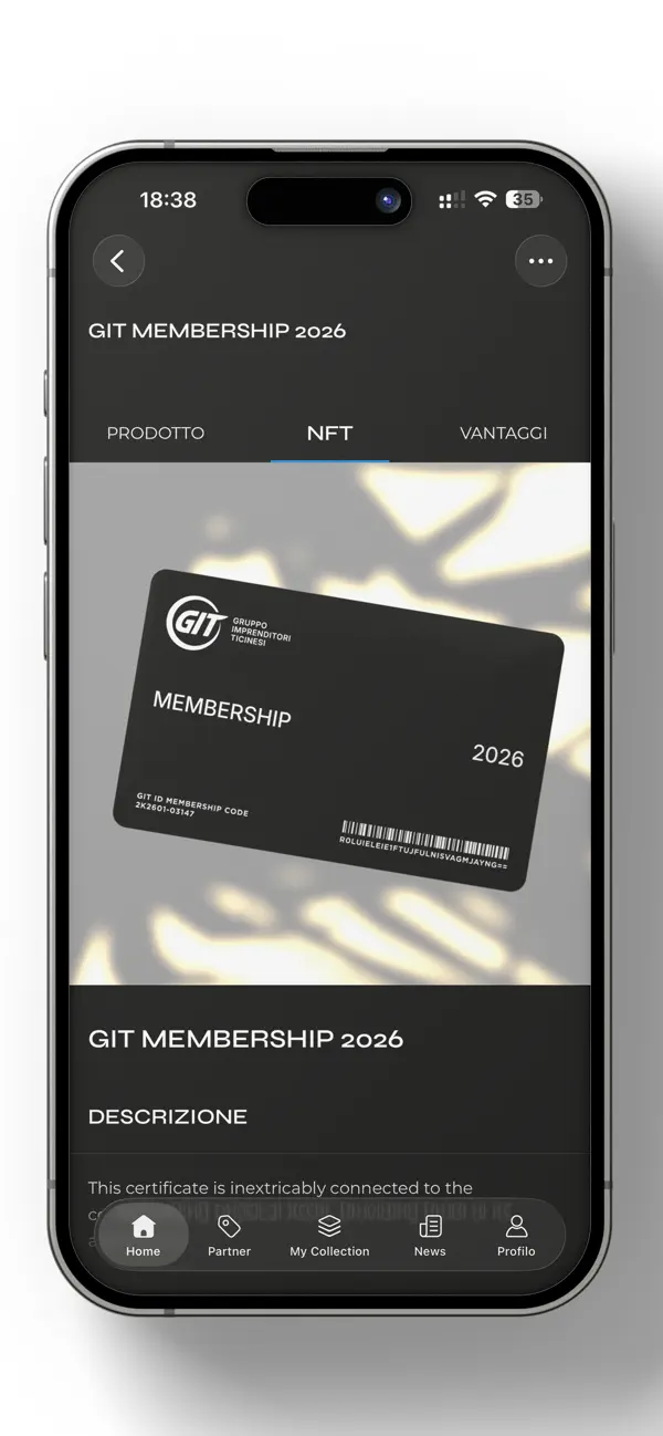 #6. GIT ID (iOS) Door: Dismart Sagl