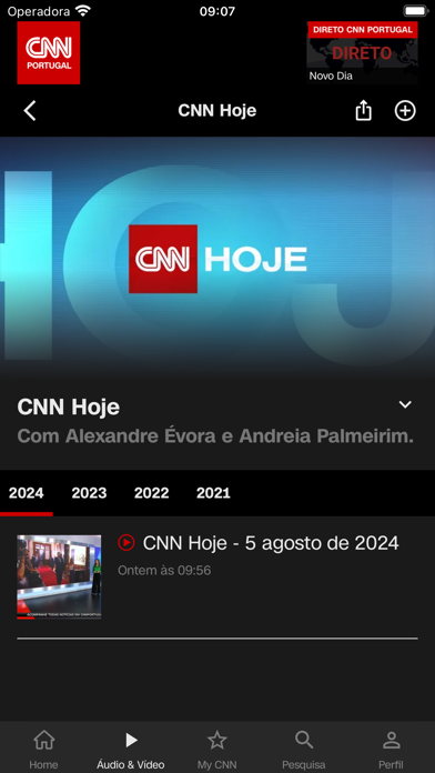 CNN Portugal Screenshot