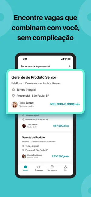 FalaBoss: Vagas por Chat iPhone screenshot 2