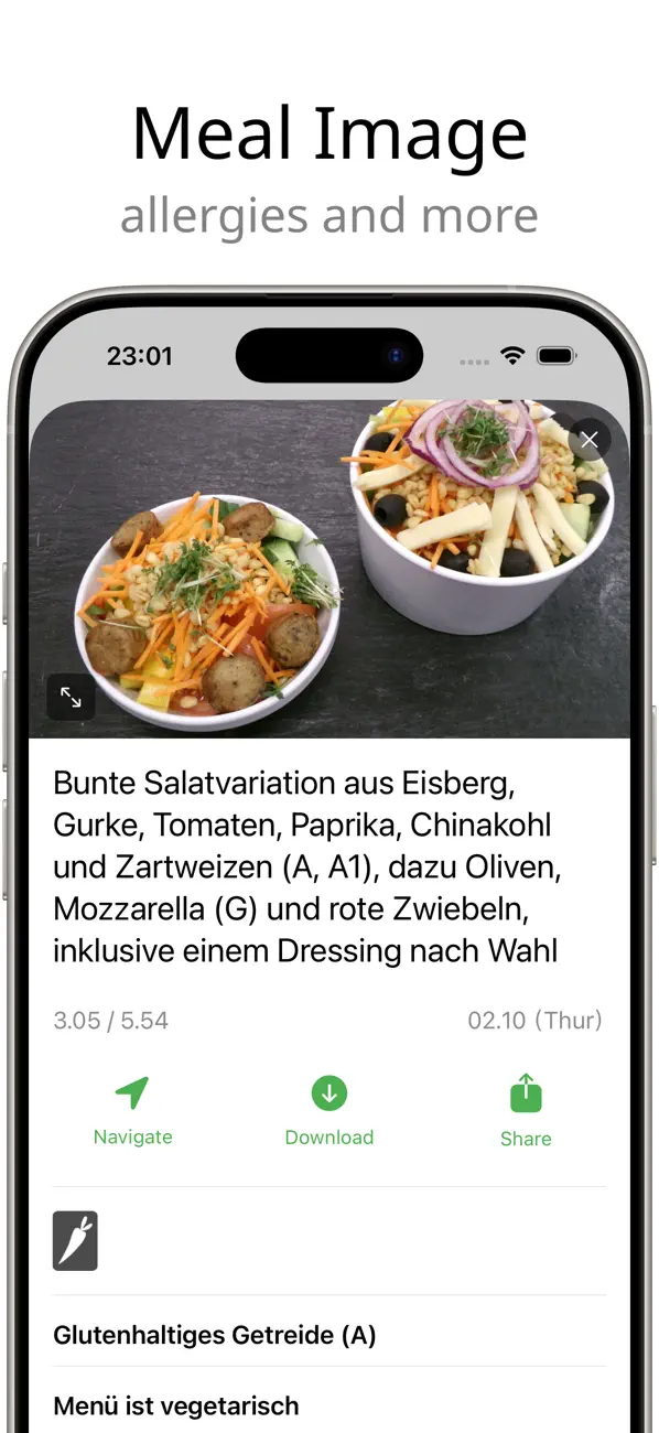 Screenshot #2 pour MensaPlus - Dresden Mensa App